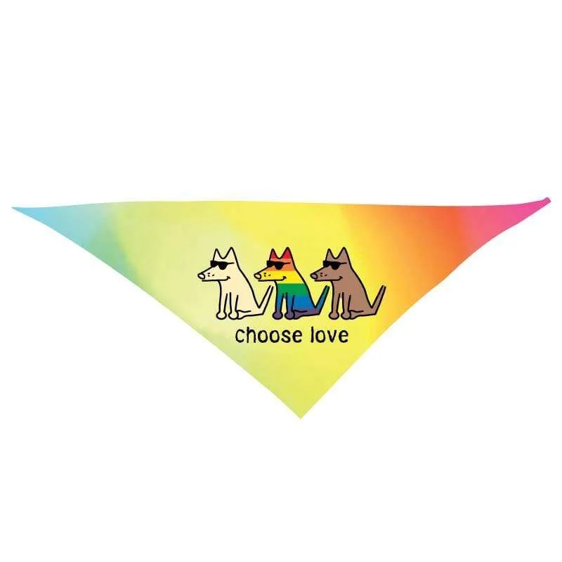 Choose Love - Large Doggie Bandana