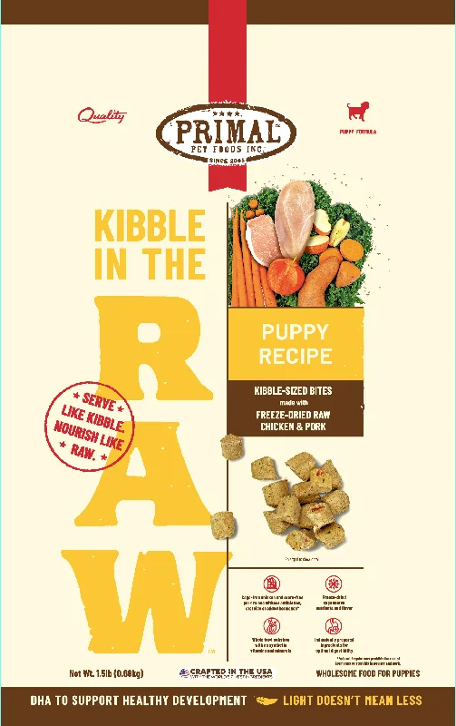 Primal Kibble in the Raw Dog Food