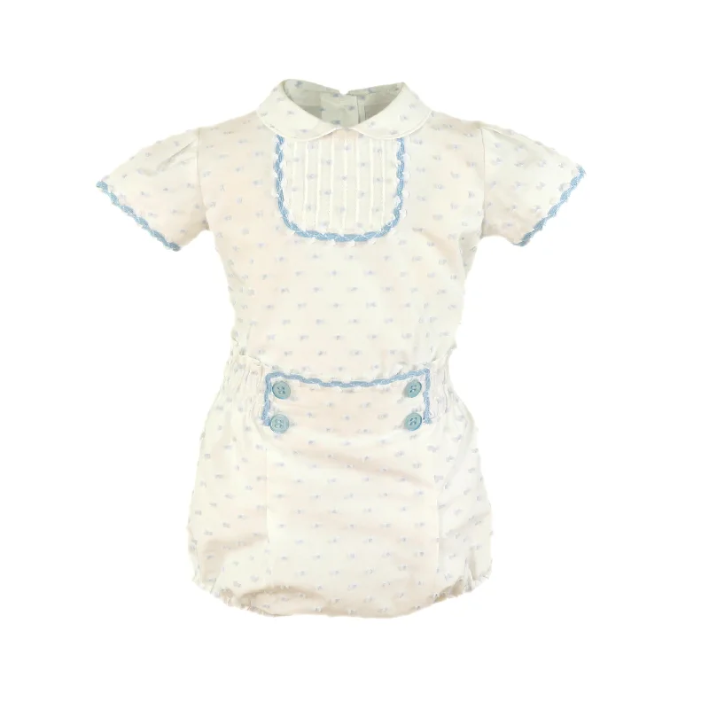 BABY BOY PLUMETI LIGHT BLUE SHORT SET