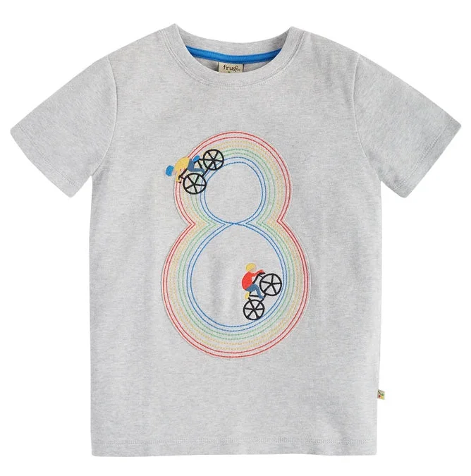 Frugi Bike Track Magic Number T-Shirt 8-9 Years