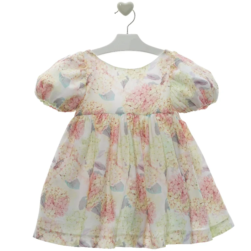 GIRL HORTENSIAS PUFF SLEEVE DRESS