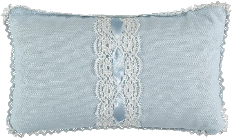 Baby lace pique pillow