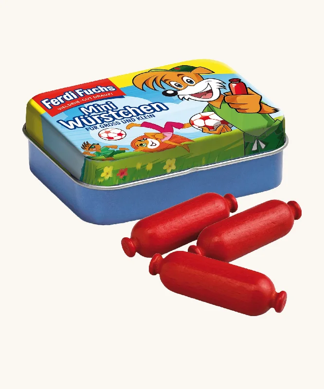 Erzi Toy Mini Sausages in a Tin