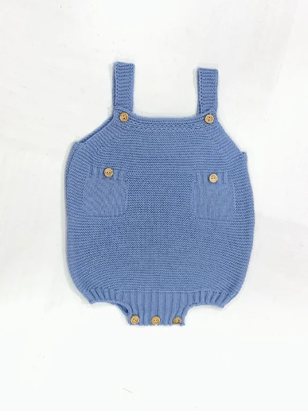 knitted overalls with pockets