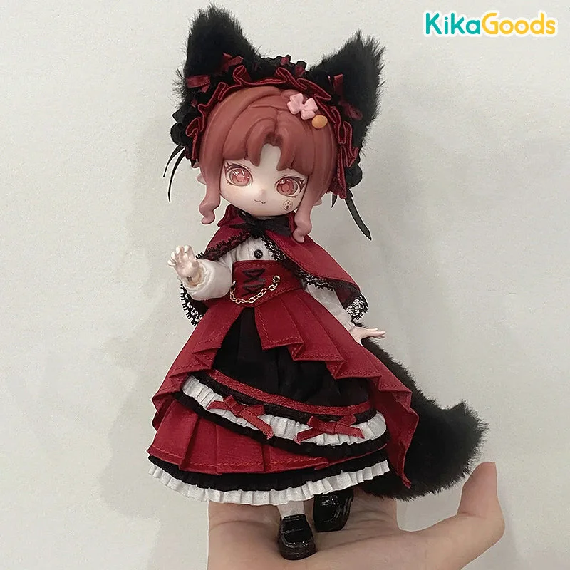 Minty Series Wolf Little Red Riding Hood 1/12 BJD Limited Clothing Set