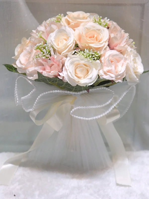 1pc Wedding Handheld Bouquet Bride Bridesmaid Artificial Flowers Outdoor Forest-Style Bridal Bouquet