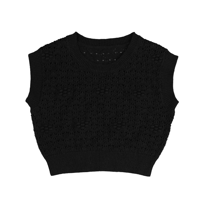 HEV Black Textured Vest