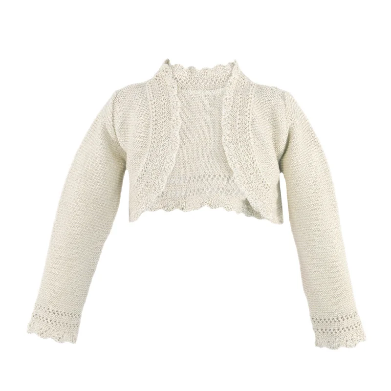 BABY GIRL CROPPED CARDIGAN