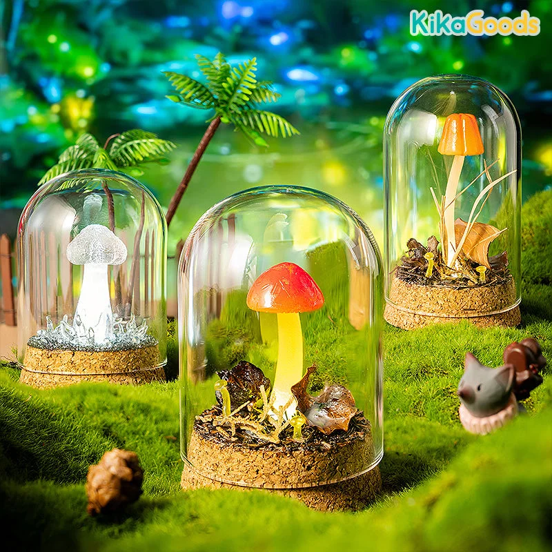 Mushroom World Miniature Scene Night Light Series Blind Box