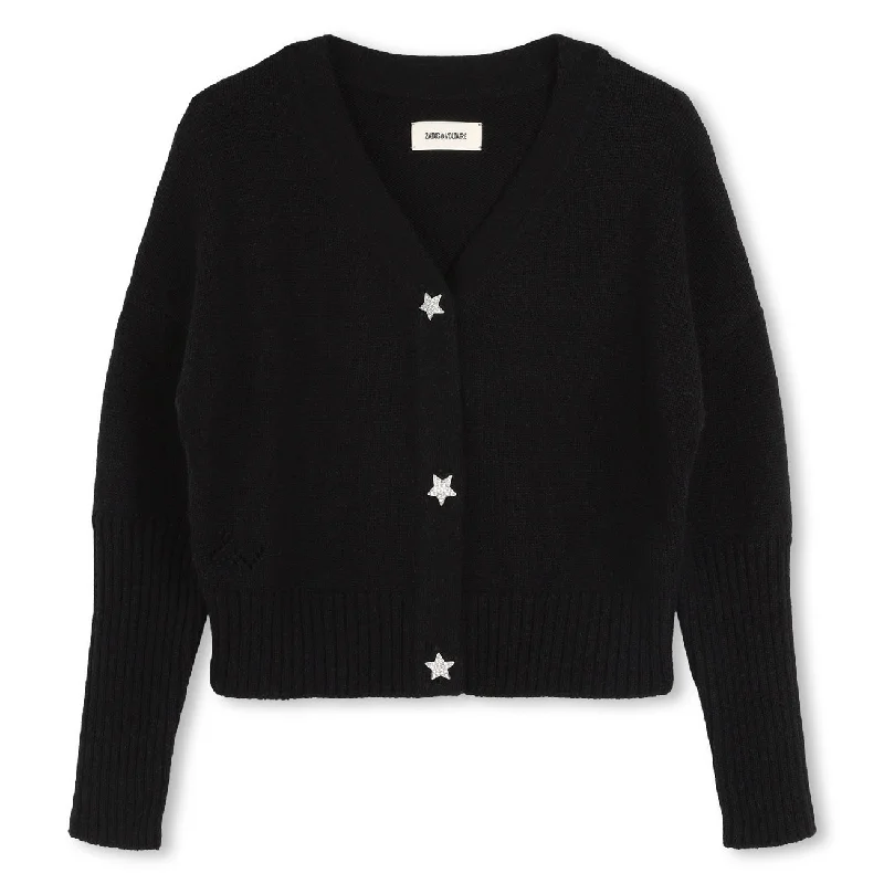 Zadig and Voltaire Black  Button Cardigan