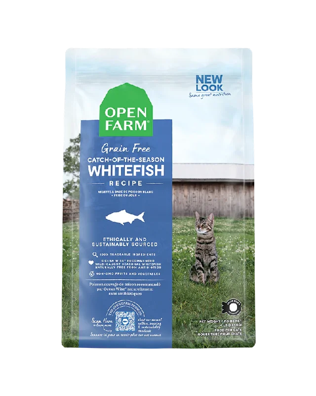 Open Farm Catch-of-the-Season Whitefish Dry Cat Food 4lb