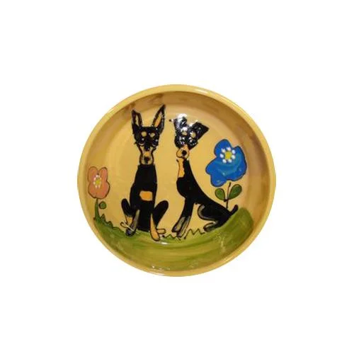 Doberman Pinscher 2 Dog Bowl