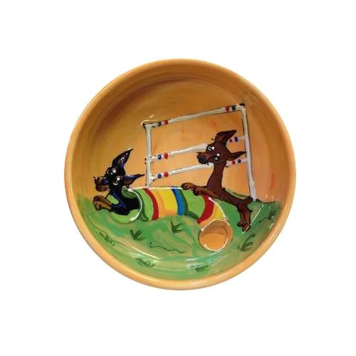 Doberman Pinscher 6 Dog Bowl