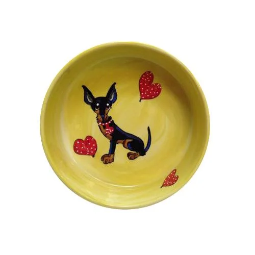 Doberman Pinscher 7 Dog Bowl