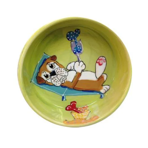 English Bulldog 11 Dog Bowl