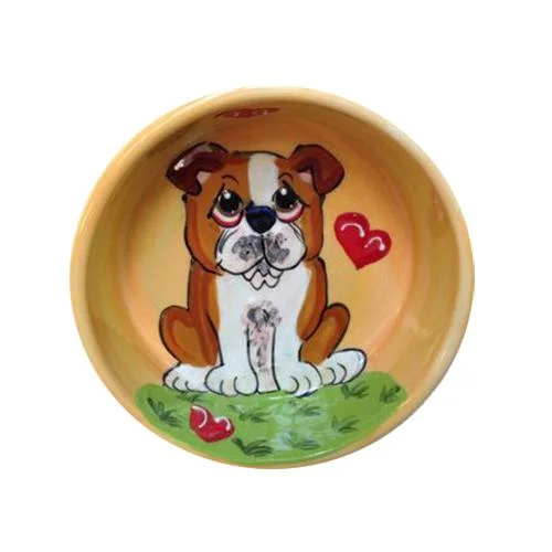 English Bulldog 14 Dog Bowl