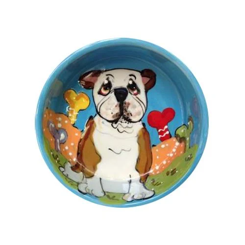 English Bulldog 18 Dog Bowl