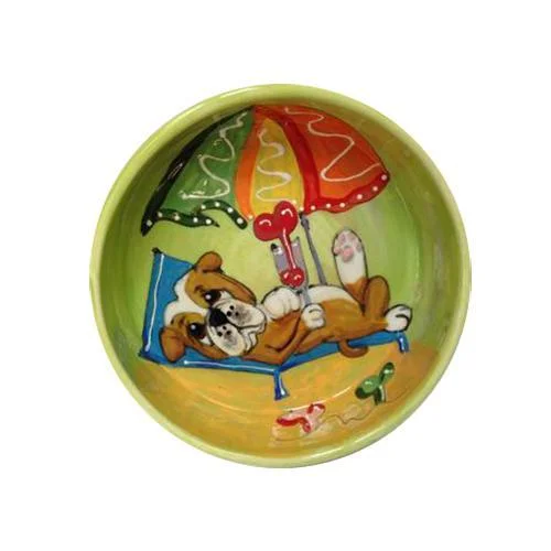 English Bulldog 2 Dog Bowl