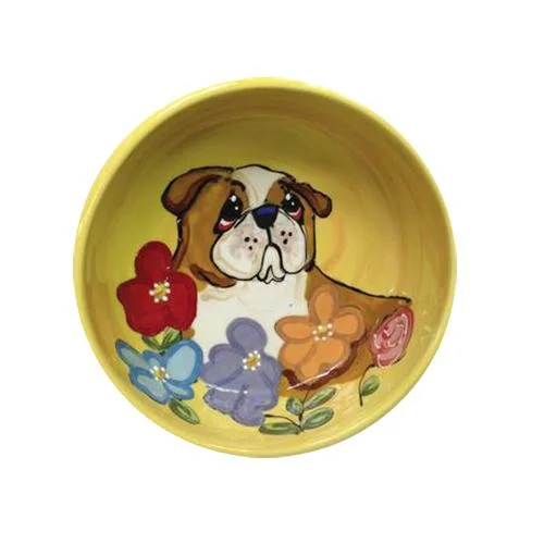 English Bulldog 6 Dog Bowl