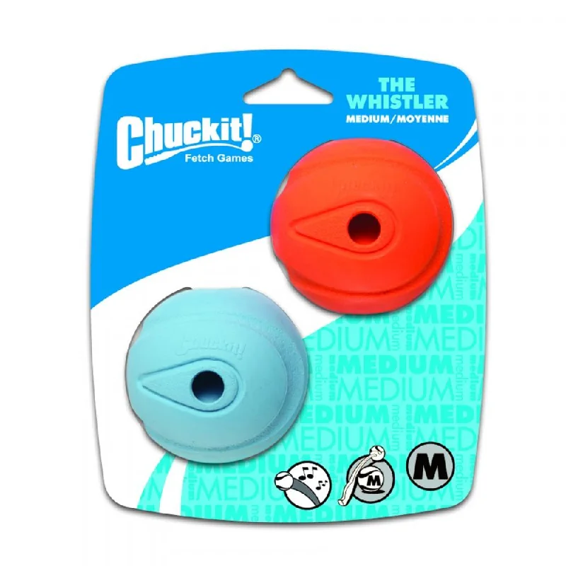 Chuckit! The Whistler Dog Toy (2-Pack, Medium)