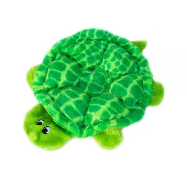 ZippyPaws Squeakie Crawler SlowPoke the Turtle Plush Dog Toy (Plush Toy)