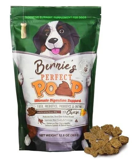 Bernie's Perfect Poop Ultimate Digestion Support 4.2oz Bag - Cheese