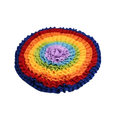 Cheerhunting Rainbow Pet Slow Feed Snuffle Mat