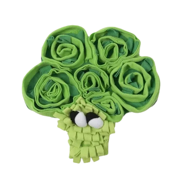 Cheerhunting Snuffy - Cute Veggie Snuffle Mat - Broccoli