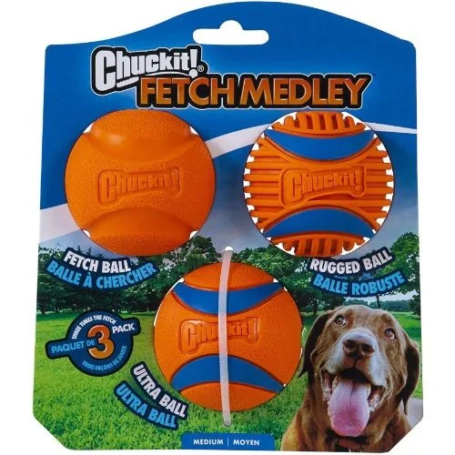 Chuckit! Fetch Medley Gen 3 Medium - 3pk