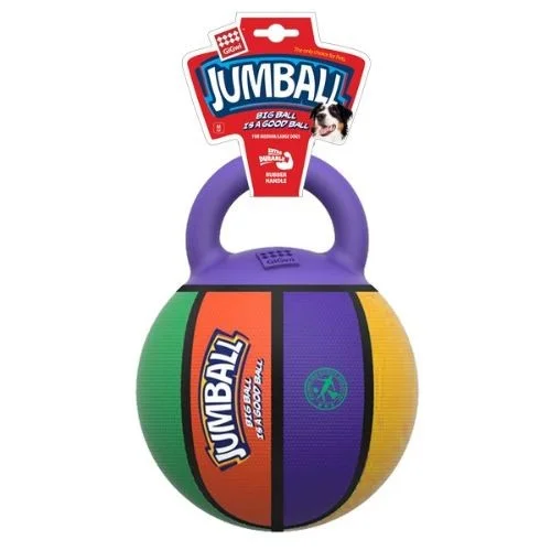 GiGwi Jumball Basketball Ball Dog Toy Multicoloured