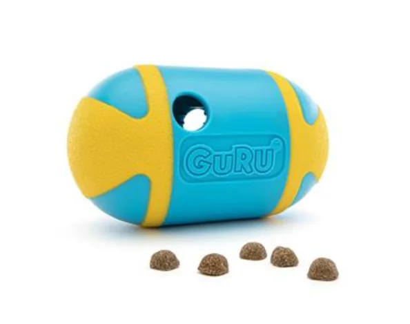 GURU Pet Company Rock 'N Treat Interactive Dog Toy Medium