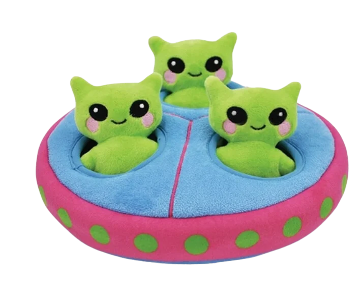 Hugsmart Space Paws - Aliens Interactive Dog Toy