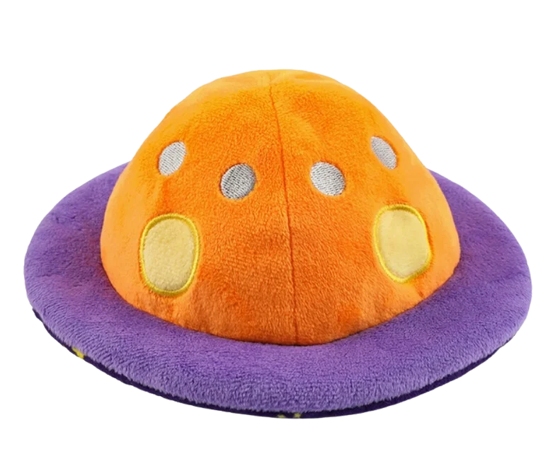 Hugsmart Space Paws - Flip The UFO Plush Dog Toy