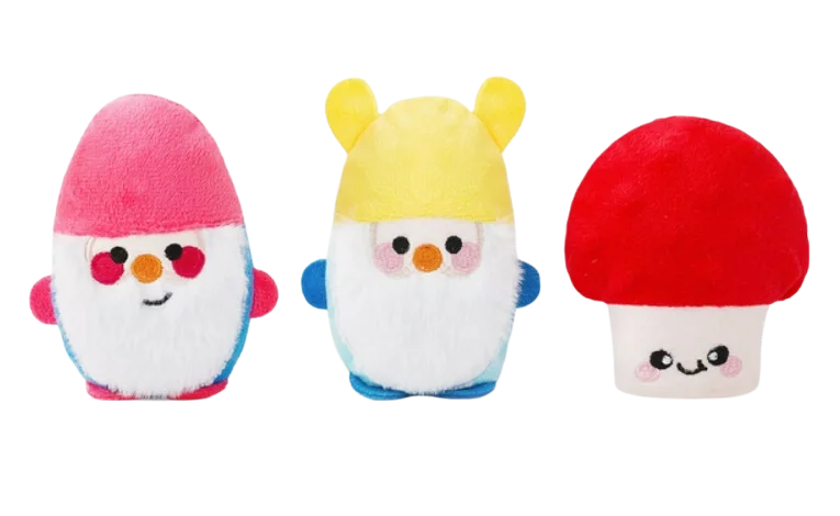 Hugsmart Puppy Garden - Garden Gnomes Plush Dog Toys