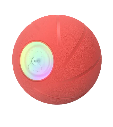 Injoya/Jacob's Pet Brands PE- Enhanced Rubber Red Cheerble Wicked Ball