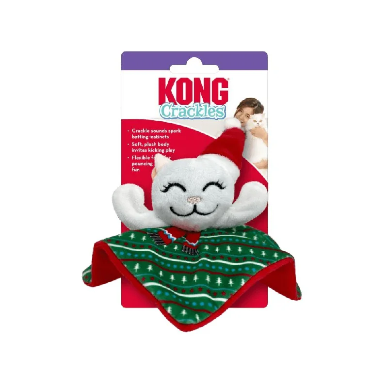 KONG Christmas Crackles Santa Kitty Cat Toy<3 <3 <3