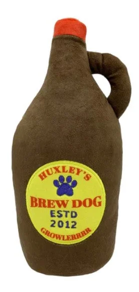 Lulubelles® Power Plush Beer Grrowler Dog Toy -