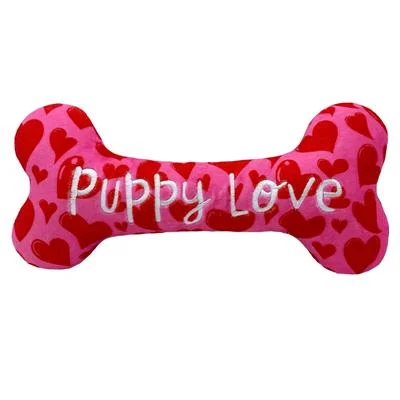 Lulubelles® Power Plush My Puppy Love Bone Dog Toy -