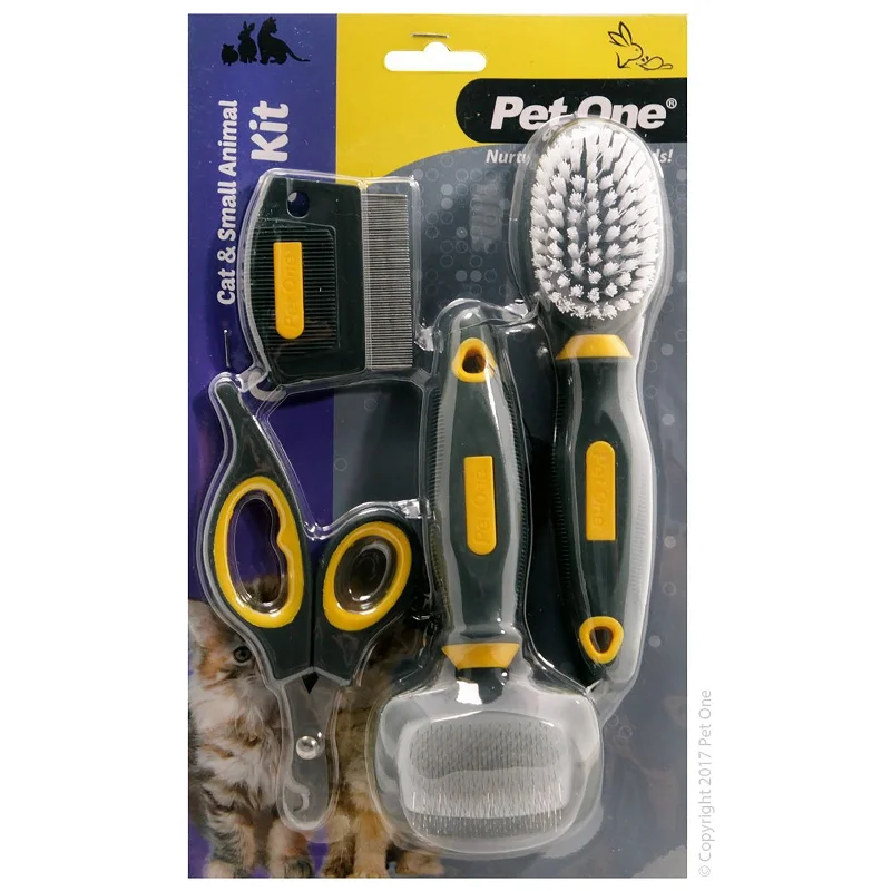 Pet One Grooming Care Kit for Cats and Small Animals