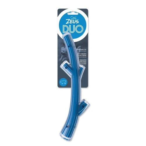 Zeus Blue Duo Stick Bacon Flavour Dog Toy - 30cm